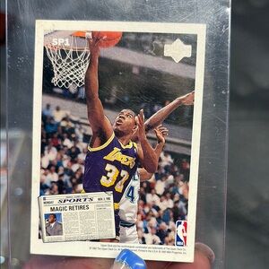 NBA Upper Deck Magic Johnson Card